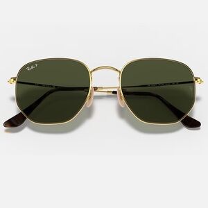 Ray Ban Polarized Hexagonal Flat Lenses